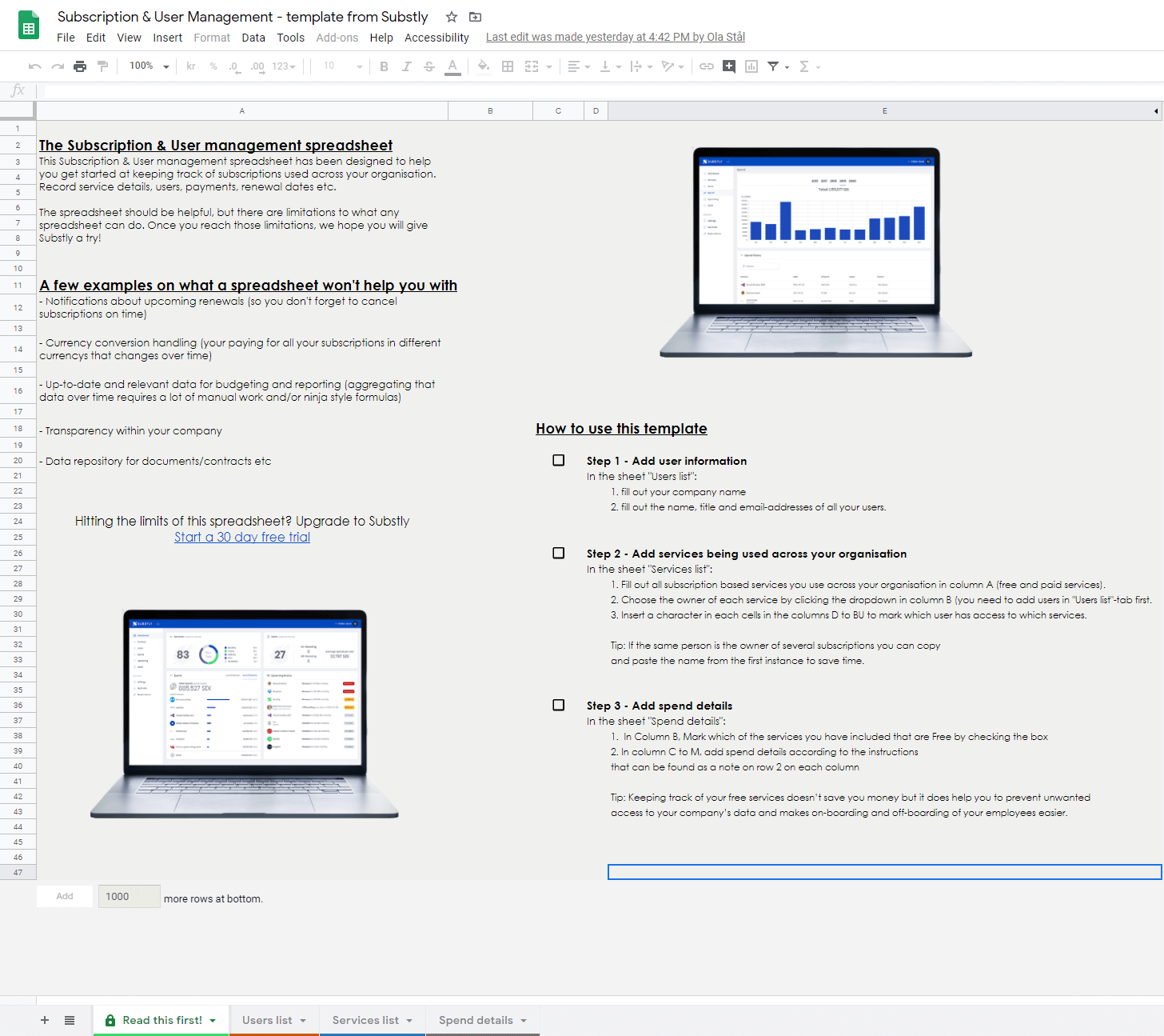 Track Your SaaS Management